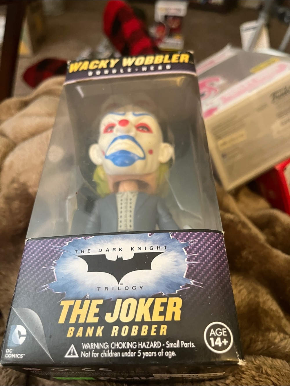 DC Comics Joker Wacky Wobbler Bobblehead - White, Blue, Red, Yellow